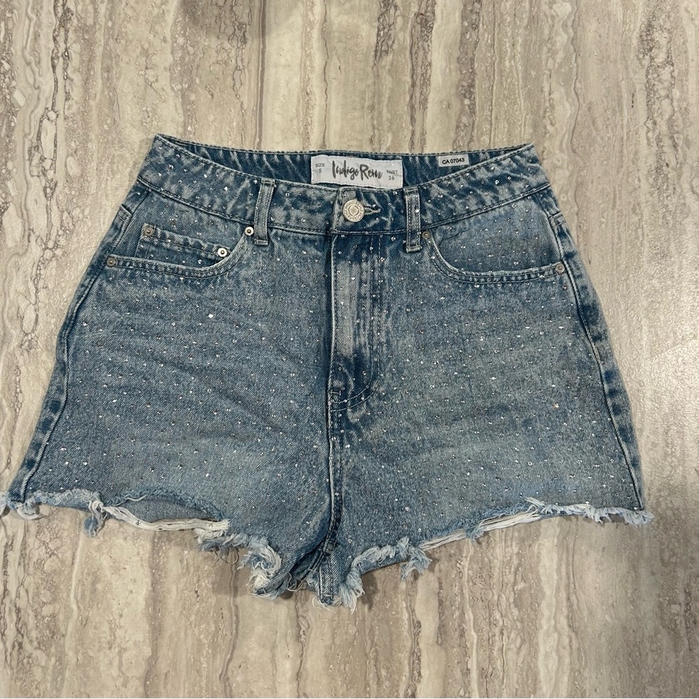 Women's Blue Denim Shorts